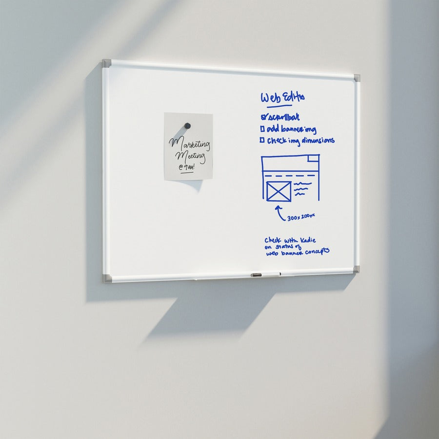 U Brands Magnetic Porcelain Steel Board - Alternate-Image1