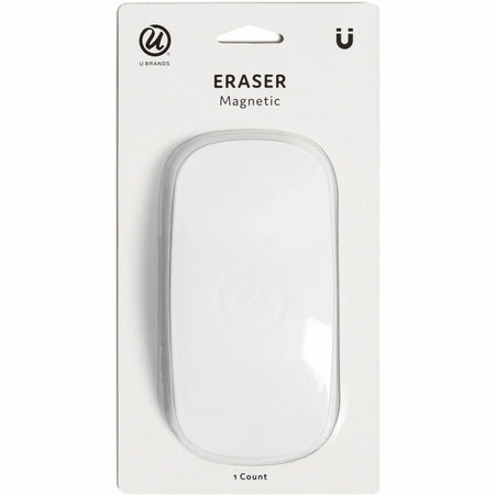 U Brands Magnetic Whiteboard Eraser - Rectangle Design - Felt Surface - Board & Easel Accessories