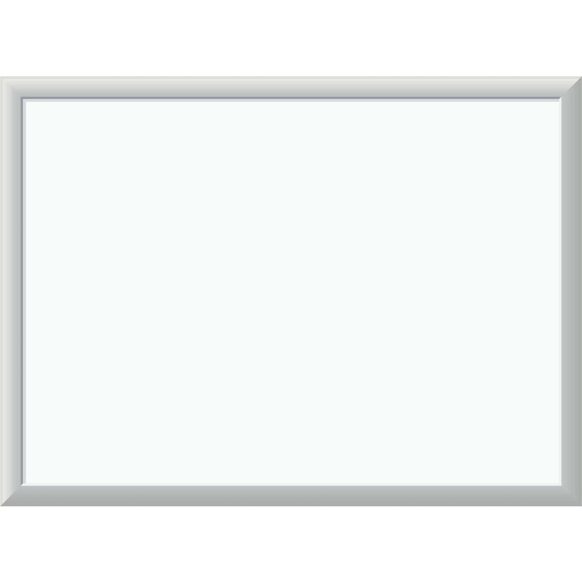 U Brands Melamine Dry-Erase Board - 24x18’’ White Surface - Aluminum Frame - Dry Erase Boards