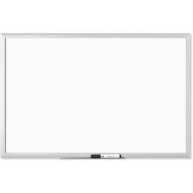 U Brands Melamine Dry-Erase Board - 36x24’’ White Surface - Aluminum Frame - Dry Erase Boards