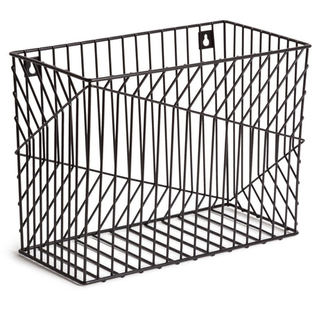 U Brands Vena Desk Organization Collection Hanging File Basket - 9.50’’ Height x 6.80’’ Width 12.40’’ Length - Black