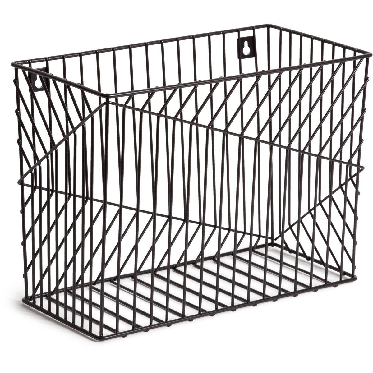 U Brands Vena Desk Organization Collection Hanging File Basket - 9.50’’ Height x 6.80’’ Width 12.40’’ Length - Black