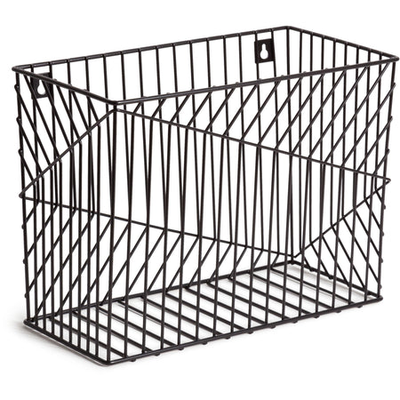 U Brands Vena Desk Organization Collection Hanging File Basket - 9.50’’ Height x 6.80’’ Width 12.40’’ Length - Black