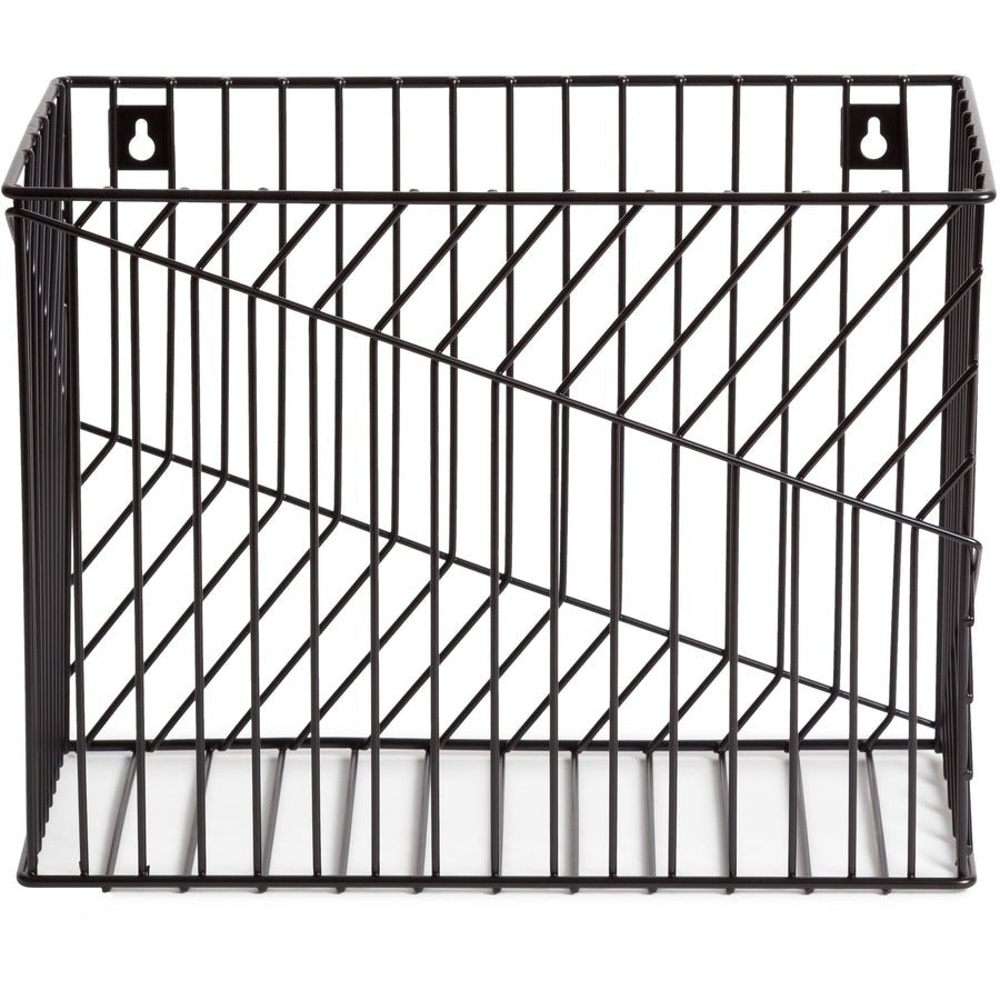 U Brands Vena Desk Organization Collection Hanging File Basket - 9.50’’ Height x 6.80’’ Width 12.40’’ Length - Black