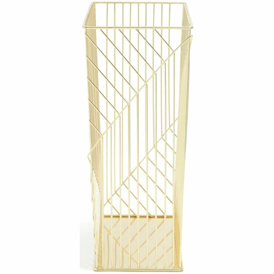 U Brands Vena Waste Basket - Rear
