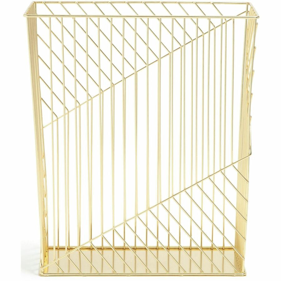 U Brands Vena Waste Basket - Front