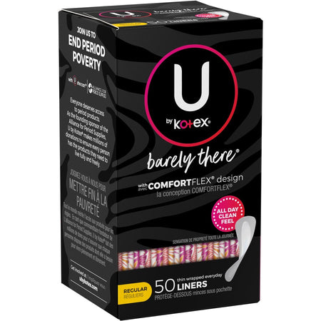 U by Kotex Barely There Panty Liner - Right