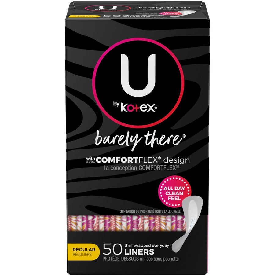 U by Kotex Barely There Panty Liner - Left