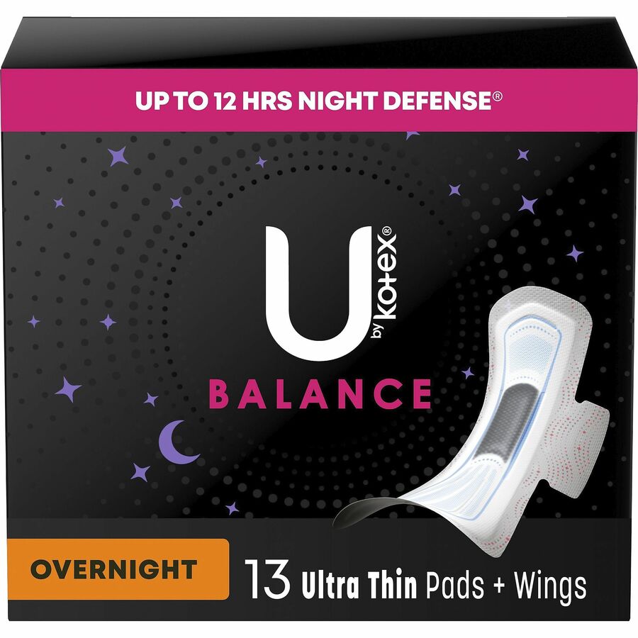 U by Kotex Ultra Thin Overnight Pads - Front