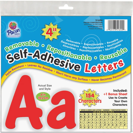 UCreate 154 Character Self-adhesive Letter Set - 2000