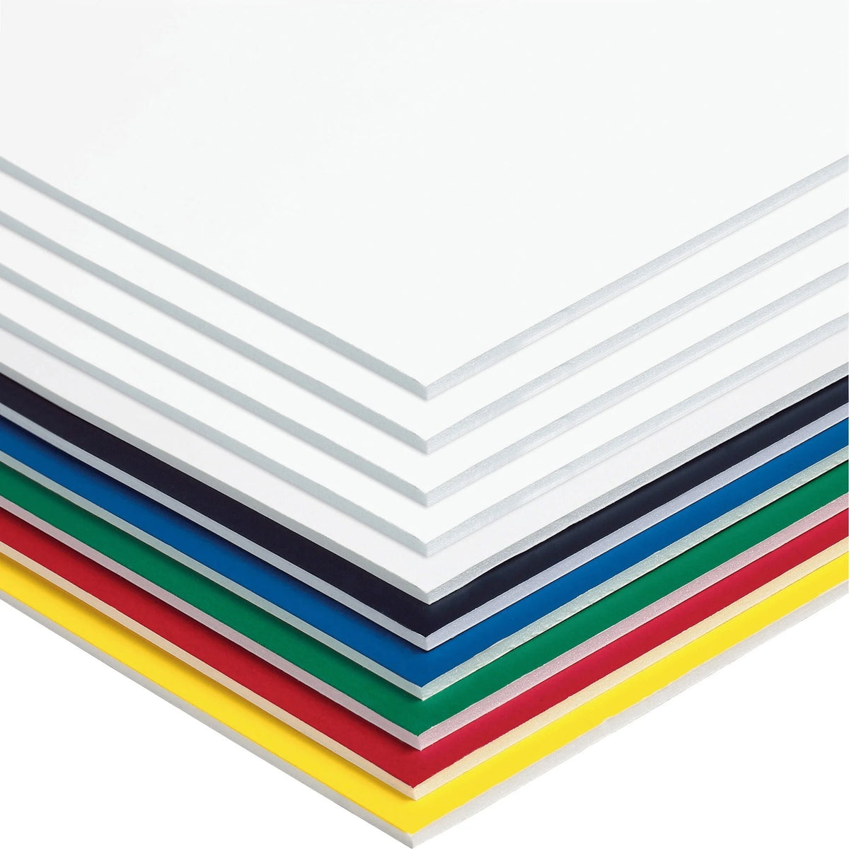 UCreate Foam Board: Craft & Classroom Essential - 20’’x30’’ - Assorted Colors - 10/Carton - Project Boards