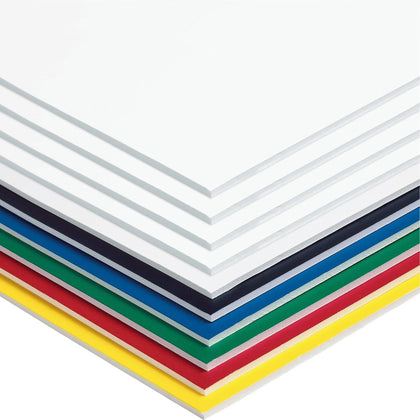 UCreate Foam Board: Craft & Classroom Essential - 20’’x30’’ - Assorted Colors - 10/Carton - Project Boards