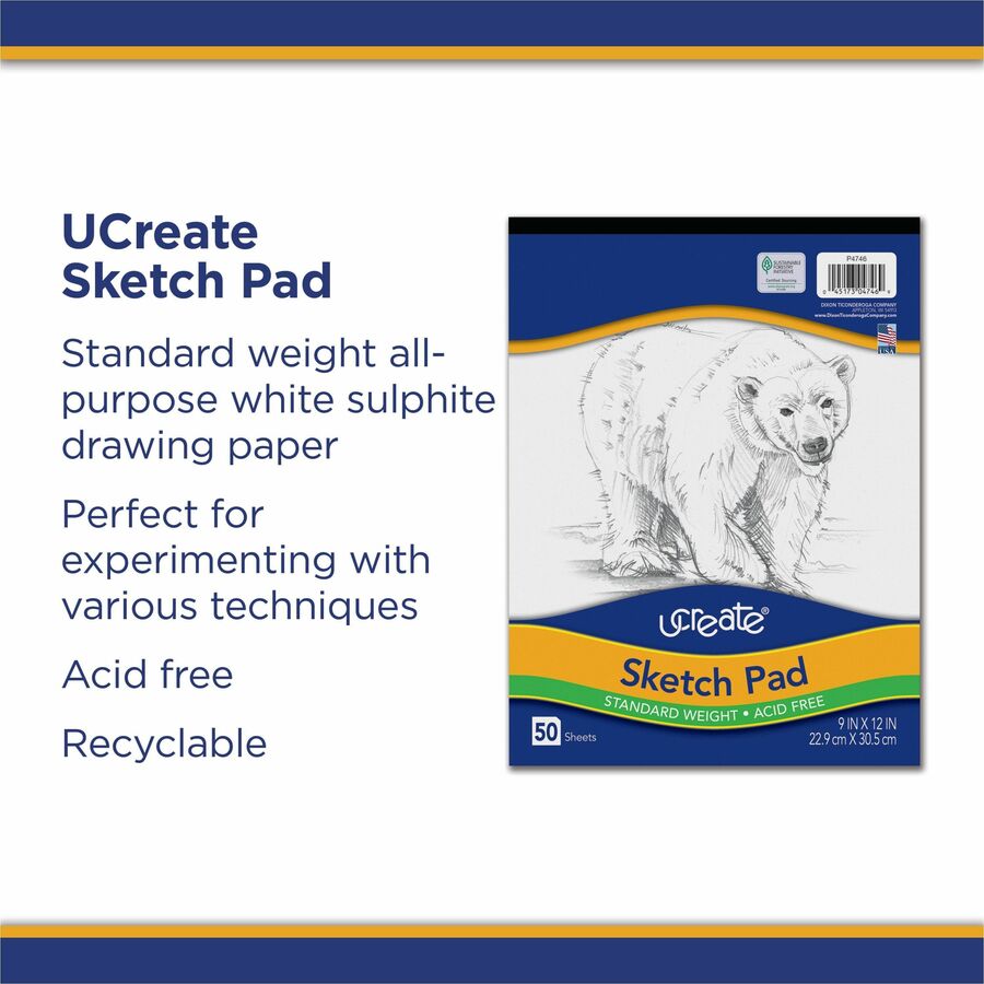 UCreate Medium Weight Sketch Pads - Alternate-Image2