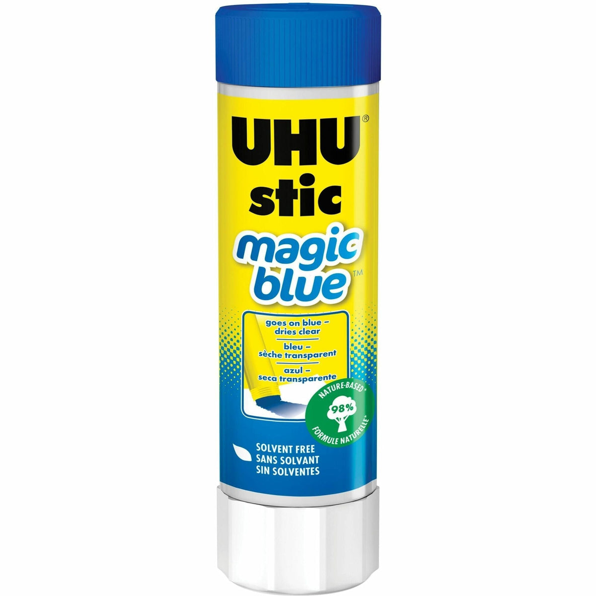 UHU Color Glue Stic Blue 40g - 1.41 oz - 12 / Box - Sticks