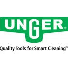Unger 12’’ Pro Stainless Steel Complete Squeegee - Blade - Black Handle - Ergonomic Non-slip Grip - 1Each - Squeegees