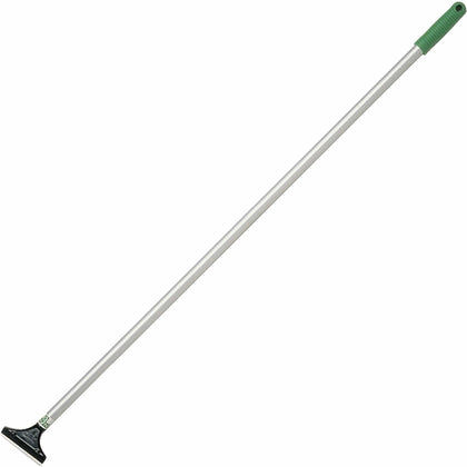Unger 4’’ Light-duty Scraper - Carbon Steel Blade - 48’’ Aluminum Handle - Hanging Hole Ergonomic Light Duty - Gray