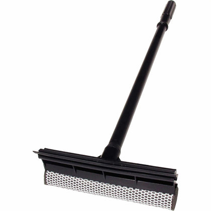 Unger Auto Squeegee Scrubber: 8’’ Blade 18’’ Handle Heavy Duty - Squeegees / Scrappers