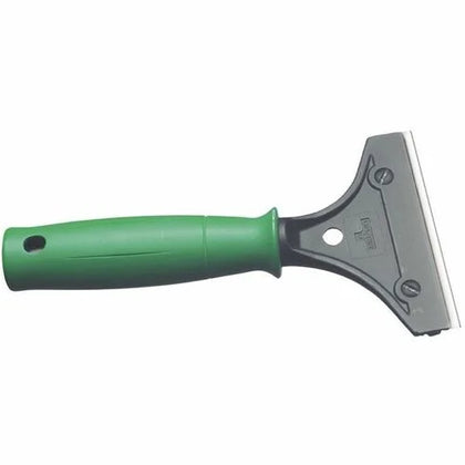 Unger ErgoTec Scraper: 4’’ Steel Blade 7.87’’ Ergonomic Handle - Green - Squeegees / Scrappers