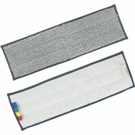 Unger Excella 20’’ Cleaning Pads: Durable MicroFiber for Mopping Floors - Mops & Refills