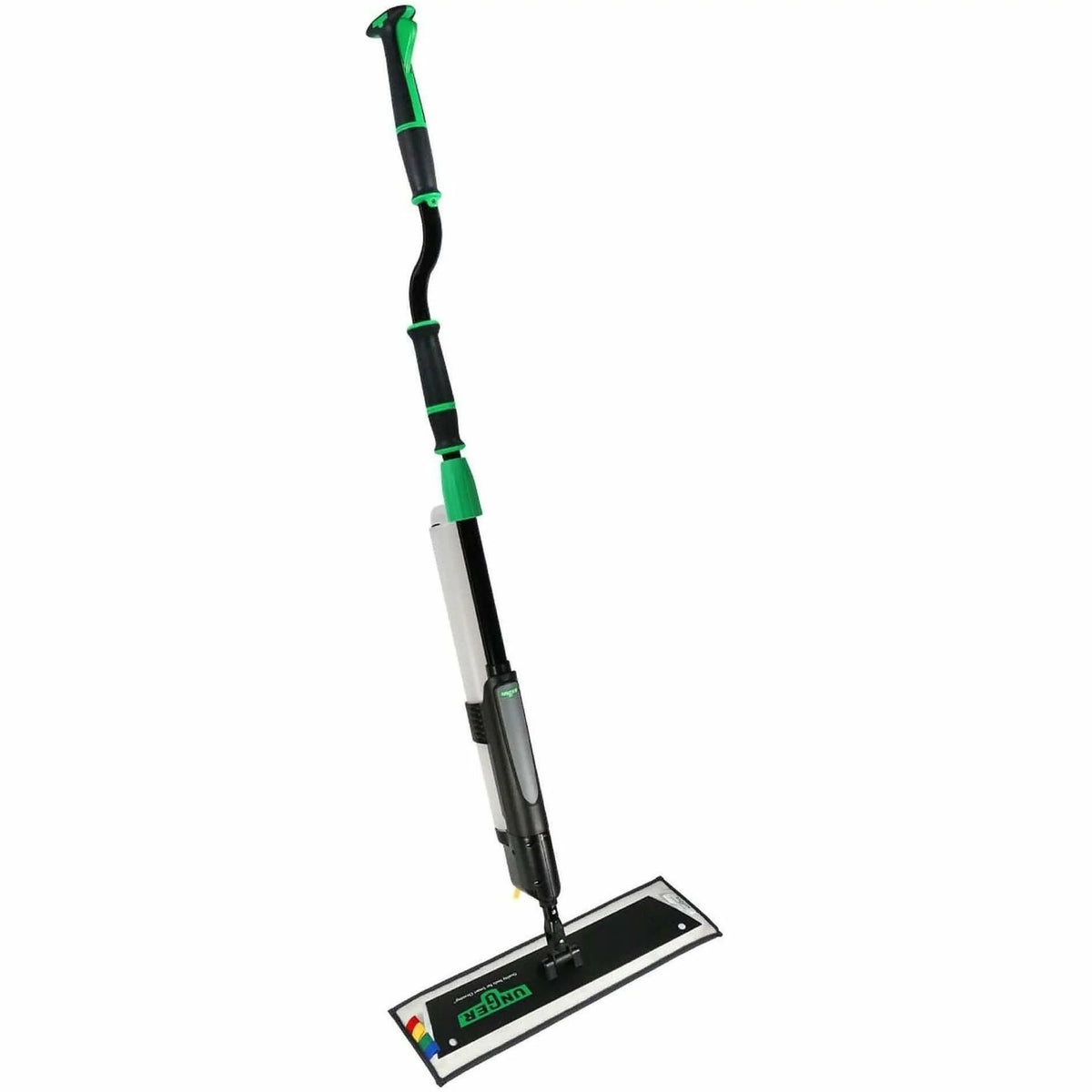 Unger Excella Floor Cleaning Kit: MicroFiber Head Lightweight - Black Green Gray - Mops & Refills