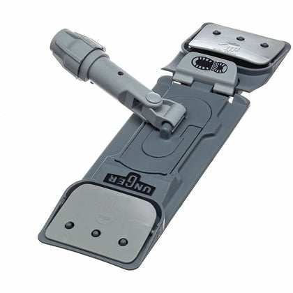 Unger EZ Flat Mop Holder: Pivot Design in Gray Plastic - Mops & Refills