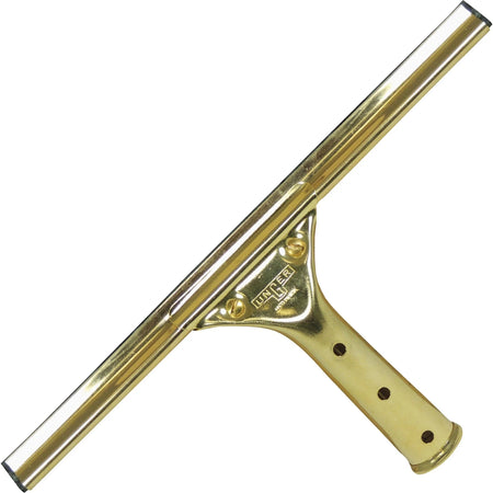 Unger GoldenClip Brass Squeegee - 12’’ Length - Premium Quality - Squeegees / Scrappers
