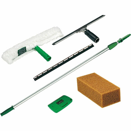 Unger Professional Window Cleaning Kit - Complete Solution - Squeegees / Scrappers