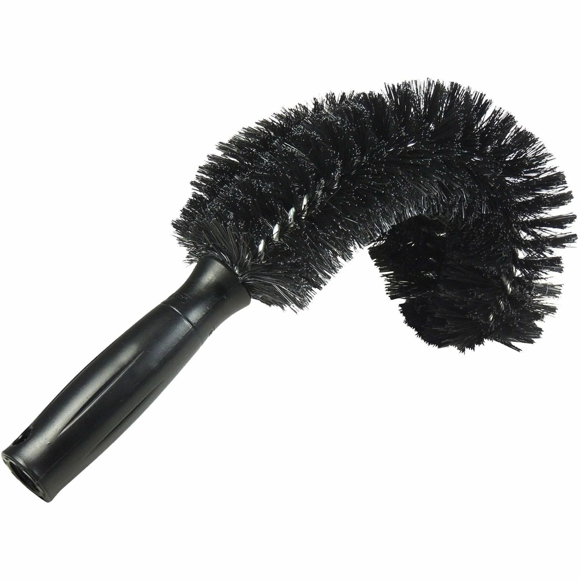 Unger StarDuster Pipe Brush: 11’’ Poly Bristle Plastic Handle - Green/Black - Dusters