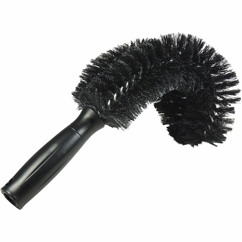 Unger StarDuster Pipe Brush: 11’’ Poly Bristle Plastic Handle - Green/Black - Dusters