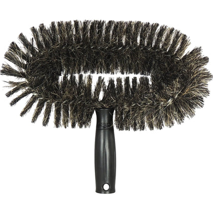 Unger StarDuster WallBrush: Horsehair Bristle 9.4’’ Length - Black/Brown - Scrub Brushes