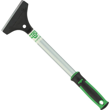 Unger Surface Scraper: Carbon Steel Blade Ergonomic Handle - 12’’ - Green - Squeegees / Scrappers