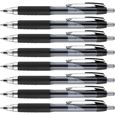 Uniball™ 207 Gel Pen: 0.7mm Medium Point Refillable Retractable - Black Ink - Pens
