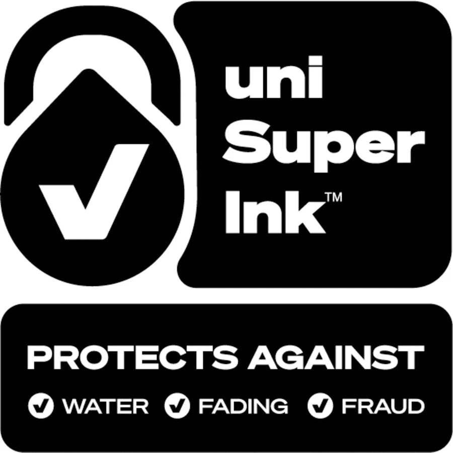 Uniball™ 207 Pink Ribbon Gel Pens - Refillable Retractable - Black Ink - 0.7mm Pen Point