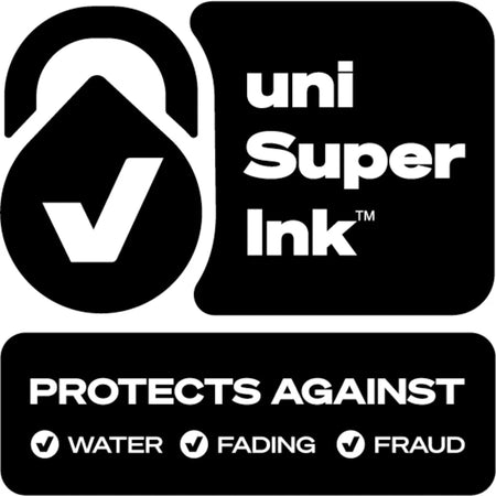 Uniball™ 207 Pink Ribbon Gel Pens - Refillable Retractable - Black Ink - 0.7mm Pen Point