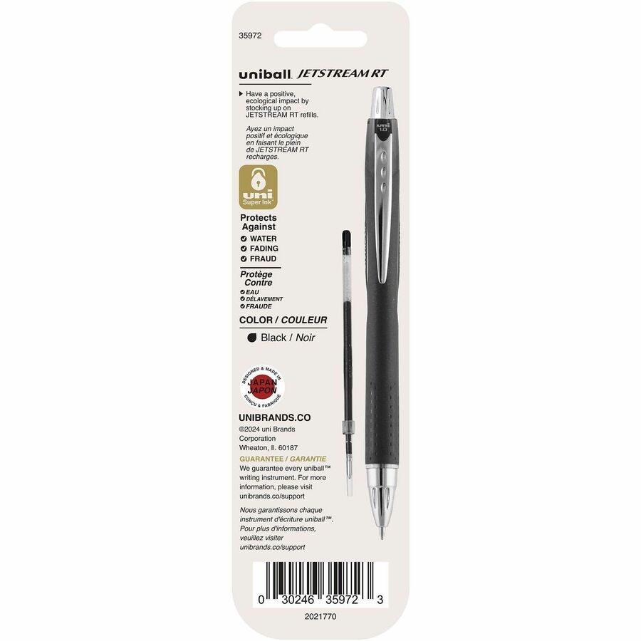 uniball™ Jetstream RT Ballpoint Pen Refills - Rear