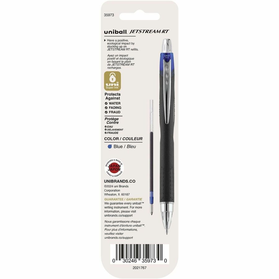 uniball™ Jetstream RT Ballpoint Pen Refills - Rear