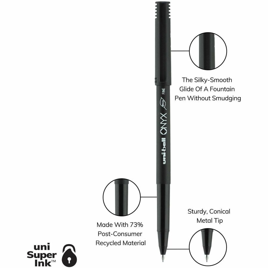 uniball™ Onyx Rollerball Pens - Front