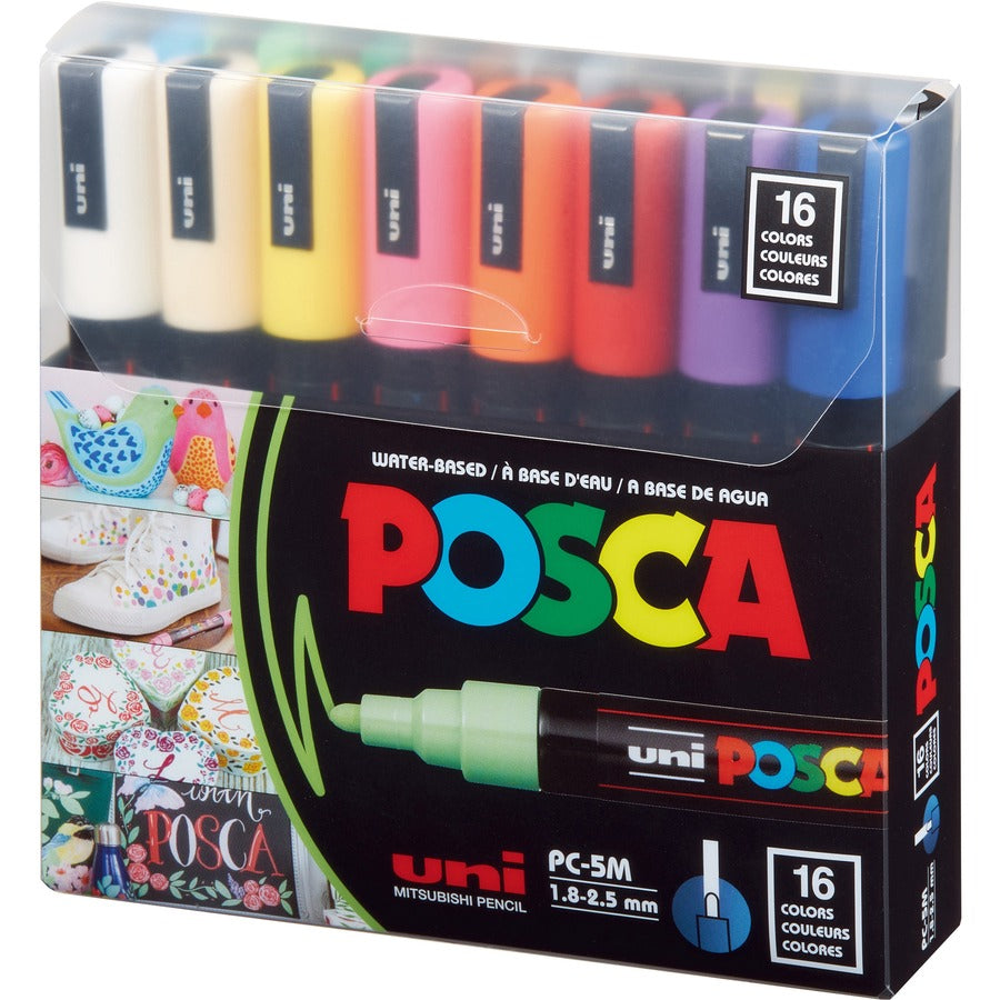 uni&reg; Posca PC-5M Paint Markers - Left