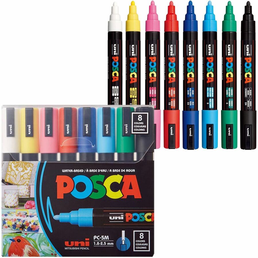 uni&reg; Posca PC-5M Paint Markers - Front