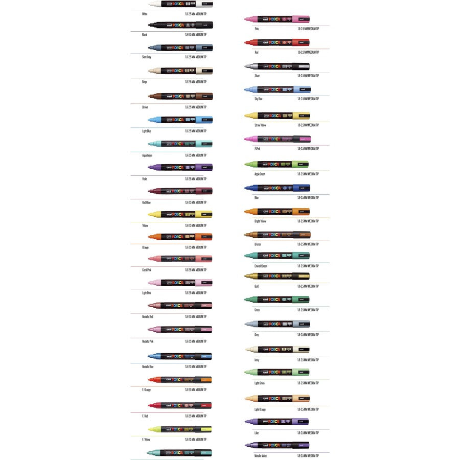 uni&reg; Posca PC-5M Paint Markers - Alternate-Image1