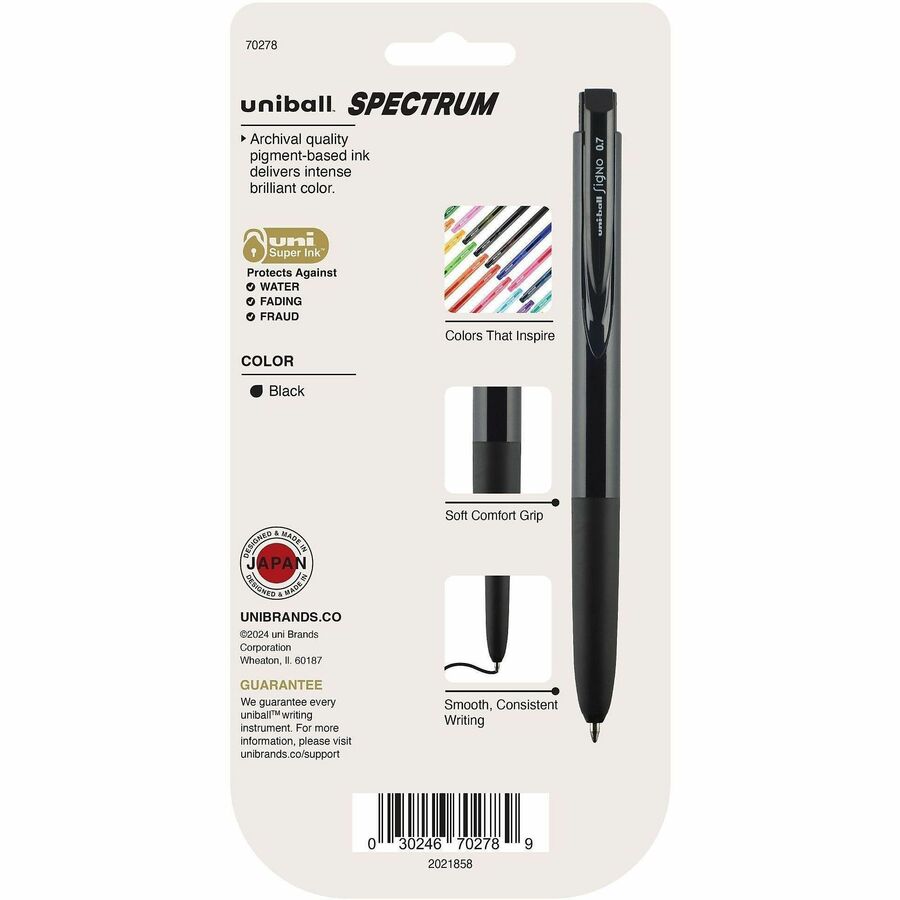 uniball™ Spectrum Gel Pen - Rear