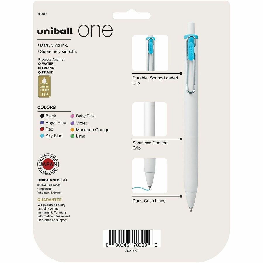 uniball™ UB One Gel Pens - Rear