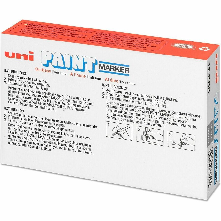 uniball™ uni-Paint PX-20 Oil-Based Paint Marker - Rear