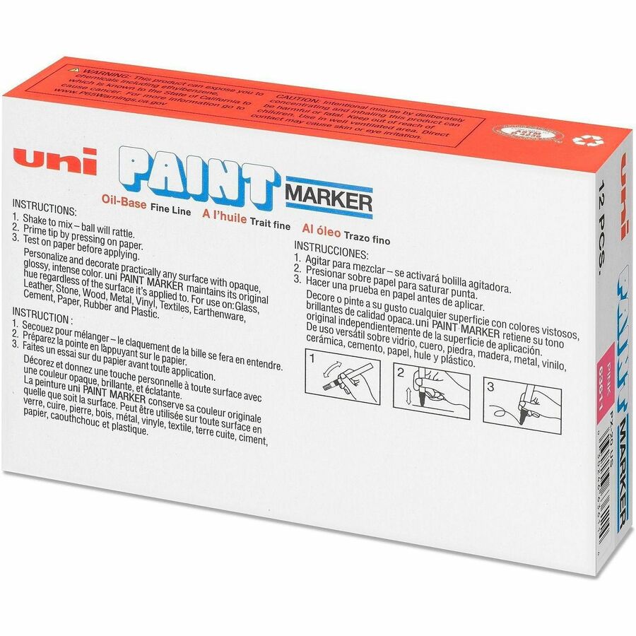uniball™ uni-Paint PX-20 Oil-Based Paint Marker - Rear