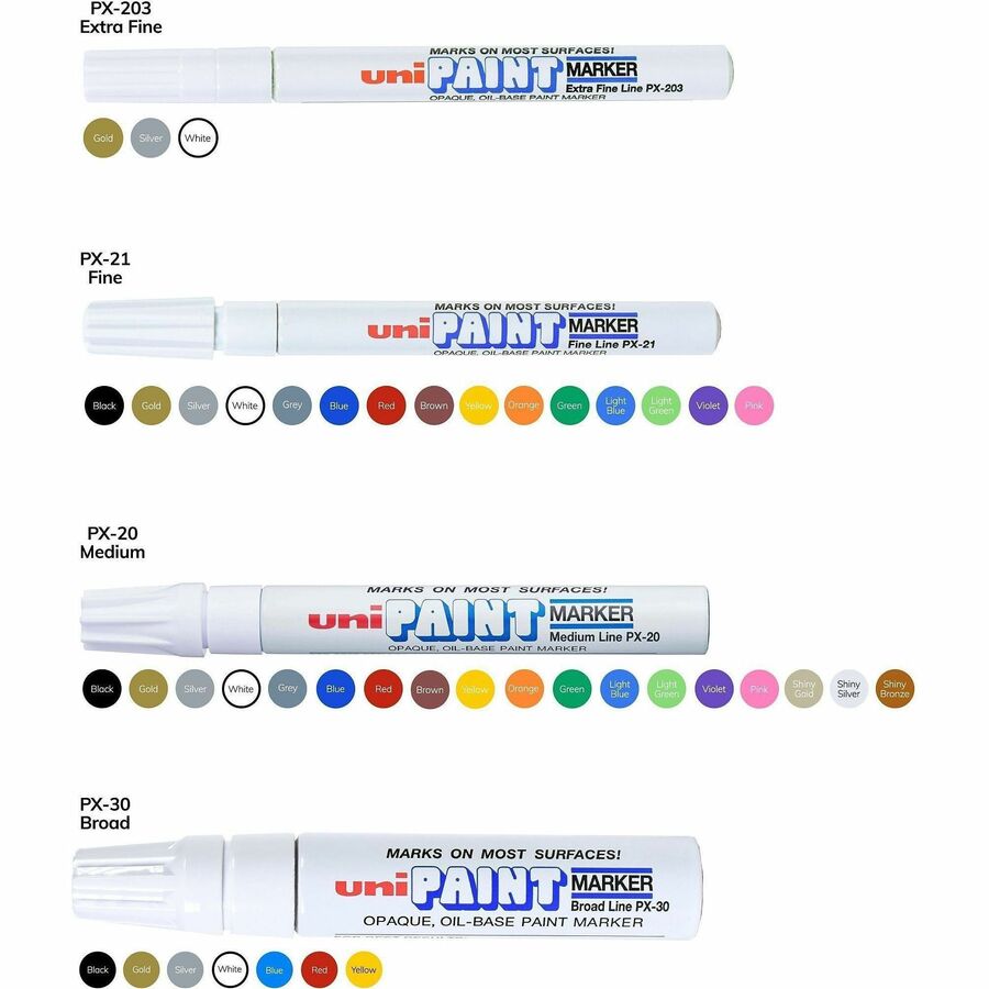 uni&reg; uni-Paint PX-20 Oil-Based Paint Marker - Alternate-Image3