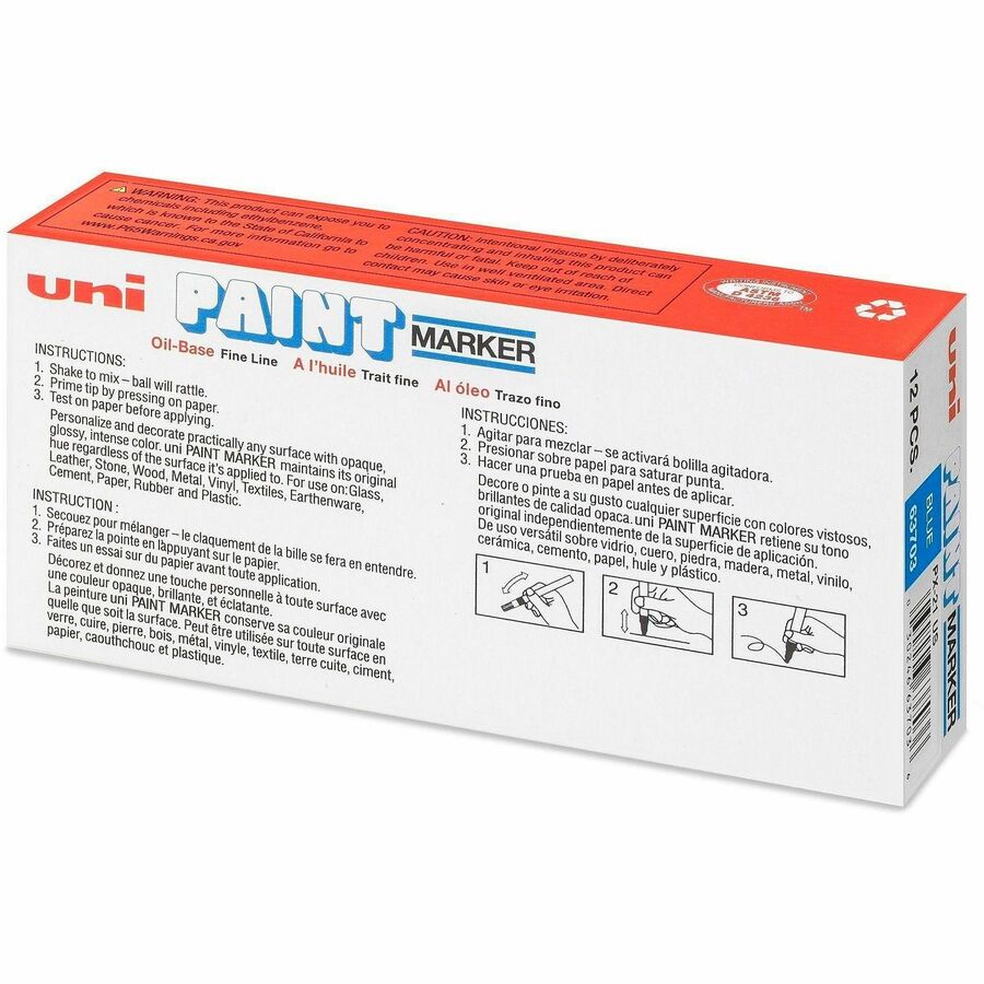 uniball™ uni-Paint PX-21 Oil-Based Paint Marker - Rear