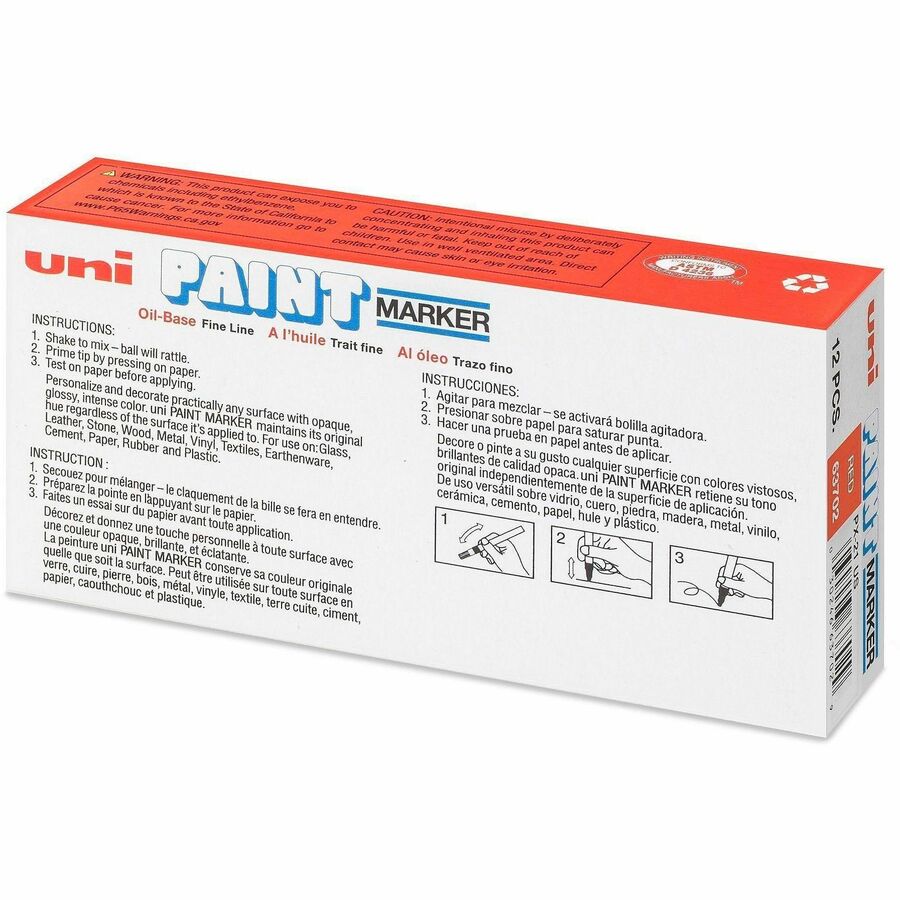uniball™ uni-Paint PX-21 Oil-Based Paint Marker - Rear