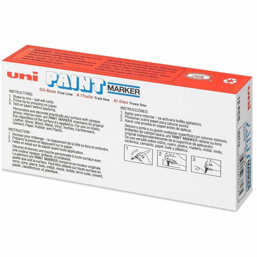 uniball™ uni-Paint PX-21 Oil-Based Paint Marker - Rear