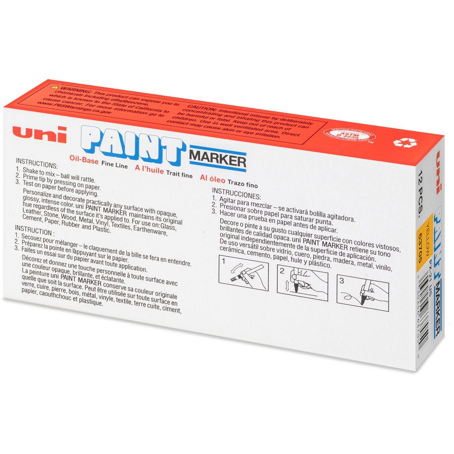 uniball™ uni-Paint PX-21 Oil-Based Paint Marker - Rear
