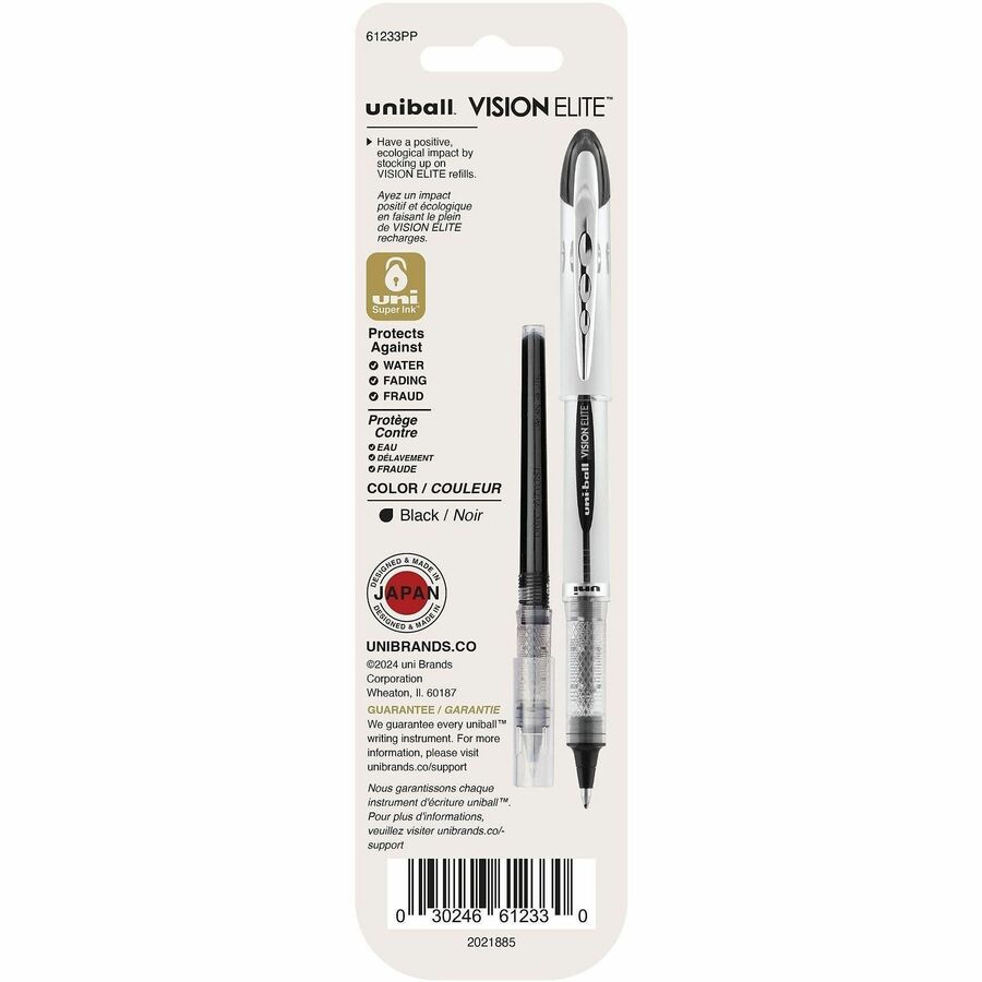 uniball™ Vision Elite Rollerball Pen Refills - Rear